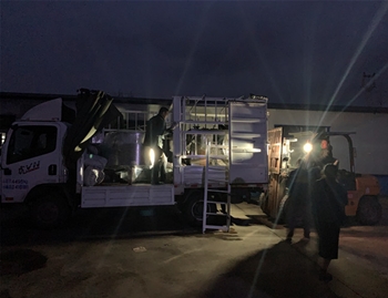 匯品滾揉機(jī)、電加熱夾層鍋發(fā)往河南漯河