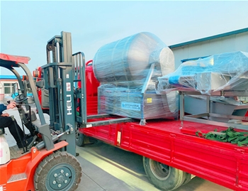 1200L變頻水冷泵真空滾揉機發(fā)往河南安陽