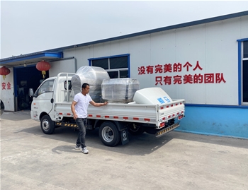 400L真空滾揉機(jī)、500L電加熱夾層鍋，發(fā)往河南洛陽