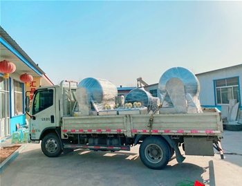 600L真空滾揉機(jī)2臺(tái)，料車2臺(tái)，200L可傾電加熱夾層鍋1臺(tái)，發(fā)貨河南