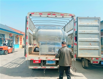 匯品600L真空滾揉機1臺，200L不銹鋼料車2臺，發(fā)貨河南許昌