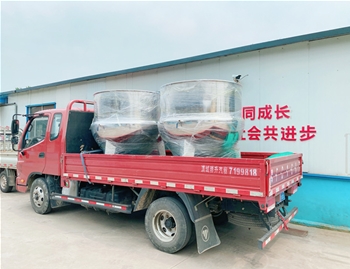 定制款立式蒸汽夾層鍋2臺發(fā)貨安徽碭山