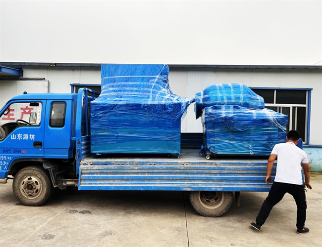 青島客戶訂購500L全自行星攪拌炒鍋，400L真空滾揉機(jī)，600雙室真空包裝機(jī)